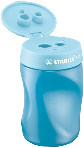 STABILO sharpener ergonomic 3 in 1 left-handed blue pencils