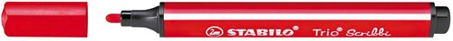 Stabilo Trio Scribbi ergonomic felt-tip pen - red - indestructible tip-3