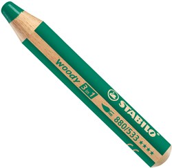 Stabilo colored pencil Woody 3 in 1 dark green multitasking creative