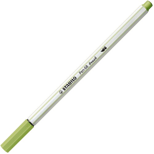 STABILO Pen 68 Brush - Viltstift - Pistache (34)-3