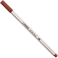 STABILO Pen 68 Brush - Viltstift - Sienna (75)