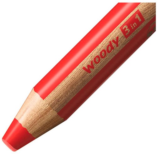 Stabilo colored pencils woody 3 in 1 - ARTY case 6 colors + sharpener-3