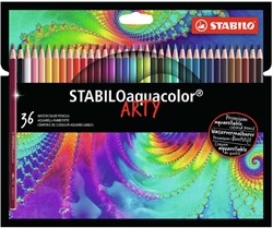 Stabilo aquacolor watercolor pencil ARTY case 36 colors premium set