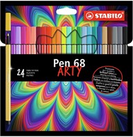 STABILO Pen 68 - Viltstift - ARTY - Set Met 24 Stuks