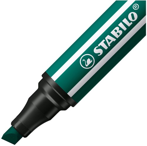 STABILO Pen 68 MAX - Viltstift Met Dikke Beitelpunt - Turquoisegroen-2