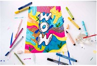 STABILO Pen 68 MAX - Viltstift Met Dikke Beitelpunt - Lila-3