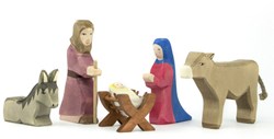 Ostheimer wooden nativity Holy Family II 5-piece toy set