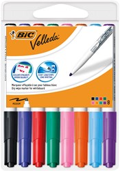 BIC Whiteboard markers Velleda - 8 color marker set for whiteboard