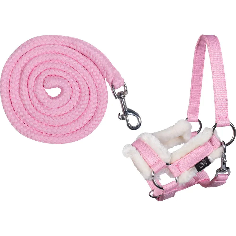 Vedes halter and lead rope hobby horsing pink toy accessory