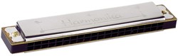Goki harmonica wind instrument with 20 tones - metal - blue