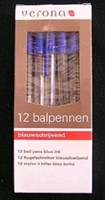 Verona 12 ballpoint blue writing Verona 1252