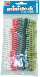 Ministeck colour strips mosaic extension set 9 pieces plastic