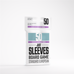 Asmodee card sleeves standard European size 50 pieces purple