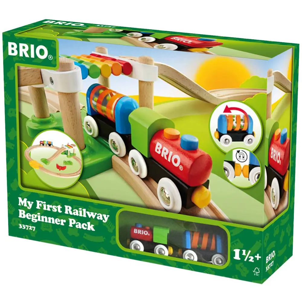 Brio luxury wooden train set - My first train set for kids - 33727