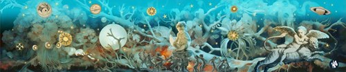 Belle Lurette music box Rondo56 Blue Angel Twinkle Little Star cardboard-2
