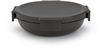 Brabantia lunch bowl 1L dark grey - reusable lunch container plastic-2