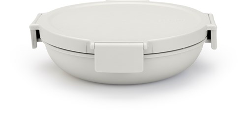 Brabantia lunch bowl 1L light grey - Make & Take - leakproof & BPA-free