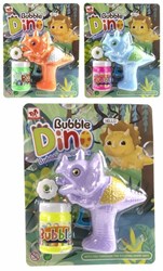 Bubbles blaster Dino 50ml colorful toy bubble blaster