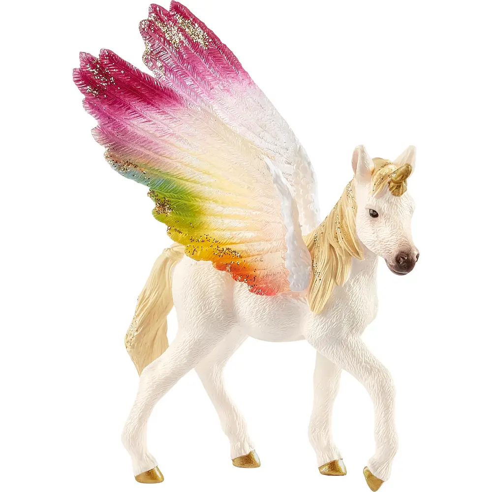 Schleich Bayala Winged Rainbow Unicorn Foal Play Figure 70577