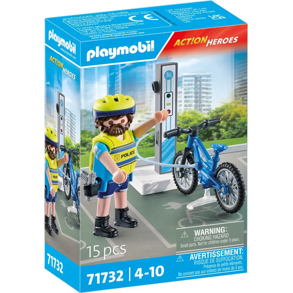 Playmobil police bike patrol - Action Heroes city life toy