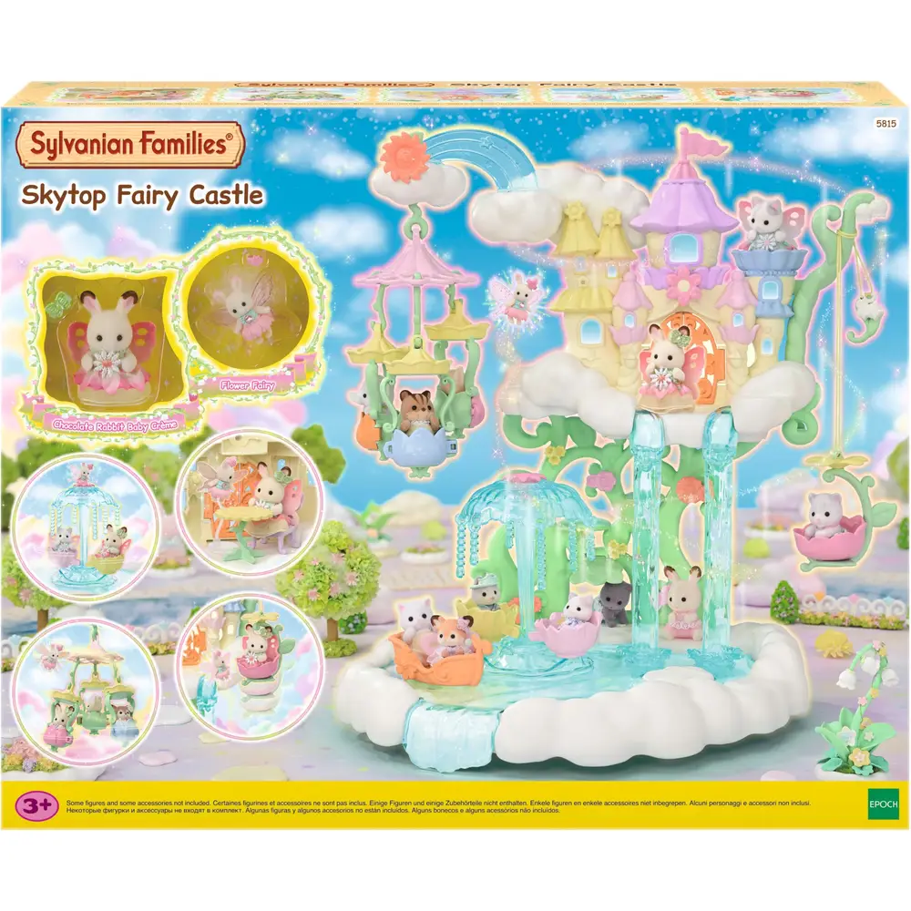 Sylvanian Families princess castle playset with figures