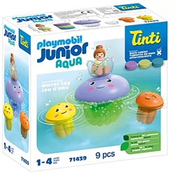 Playmobil bath toy colourful jellyfish family for kids 71439