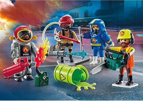 Playmobil Firefighter Play Figure My Figures - Creative Toy Set-3