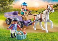 Playmobil Horses of Waterfall pony carriage toy set - colorful adventure-3