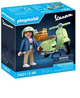 Playmobil Vespa 150 Sprint Veloce toy scooter light green