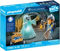Playmobil building set castle ghost and Novelmore knight toy