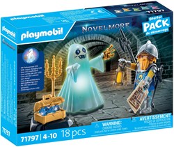 Playmobil building set castle ghost and Novelmore knight toy