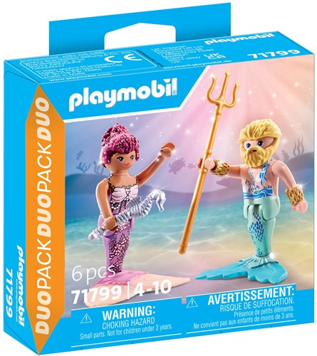 Playmobil play figure Mermaid and Triton fantasy underwater world