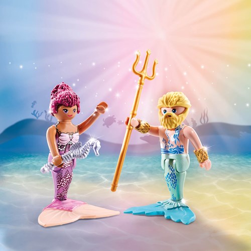 Playmobil play figure Mermaid and Triton fantasy underwater world-2