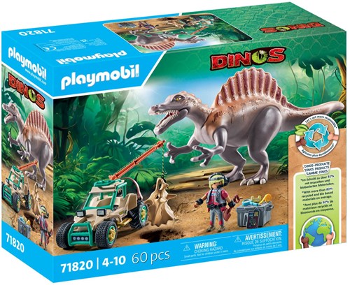 Playmobil dinosaur toy - Spinosaurus attack adventure