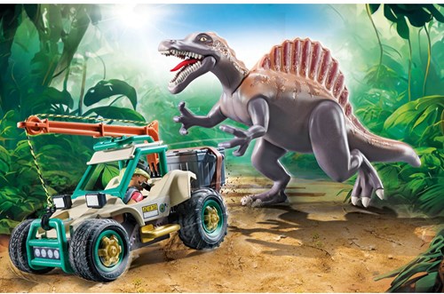 Playmobil dinosaur toy - Spinosaurus attack adventure-2