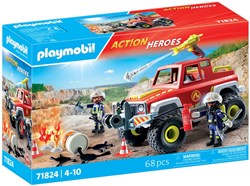 Playmobil fire truck toy - Action Heroes - interactive