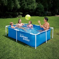 Summer Waves pool above ground 260x160x66 cm family pool blue-2