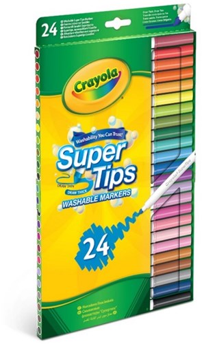 Crayola washable markers 24 colors - creative kids marker set