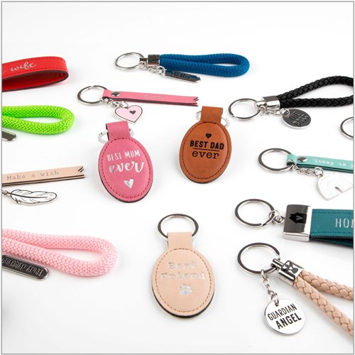 Depesche keychain green Your Lucky Charm with text-3
