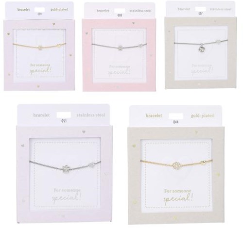 Depesche bracelet silver Heart of Gold butterfly women's jewelry-2