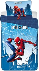 Spiderman cotton kids duvet cover 140x200cm Marvel bedding set