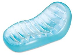 Summer Waves pool air mattress Ergolounge relax blue PVC 168x81cm