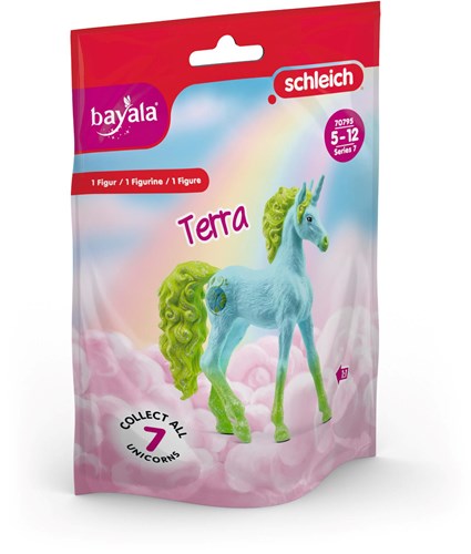 Schleich Bayala collectible unicorn Terra - magical toy unicorn figure-2