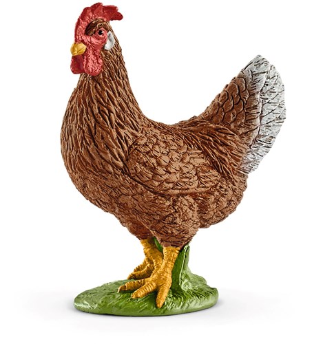 Schleich Farm World hen play figure - farm toy chicken