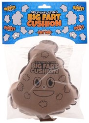 Johntoy fart cushion poop - prank toy - rubber brown toy