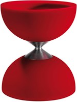 Eureka diabolo toy - Acrobat 105 rubber red - juggling fun