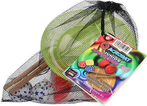 Eureka juggling toy set junior - diabolo, spinning plate, juggling balls
