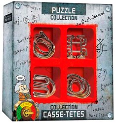 Eureka metal brain puzzles - Extreme collection logic game 4 pieces