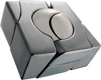 Eureka brain puzzle - Huzzle Cast Marble metal logic game-2