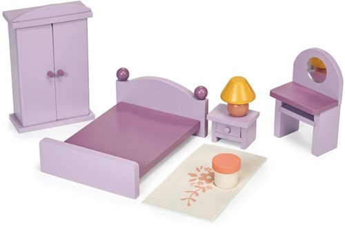 Mentari wooden dollhouse bedroom toy - sustainable and creative